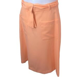 Brand New! EGO Size 10 / M Peach Wrap Front Tie Women's Skirt
